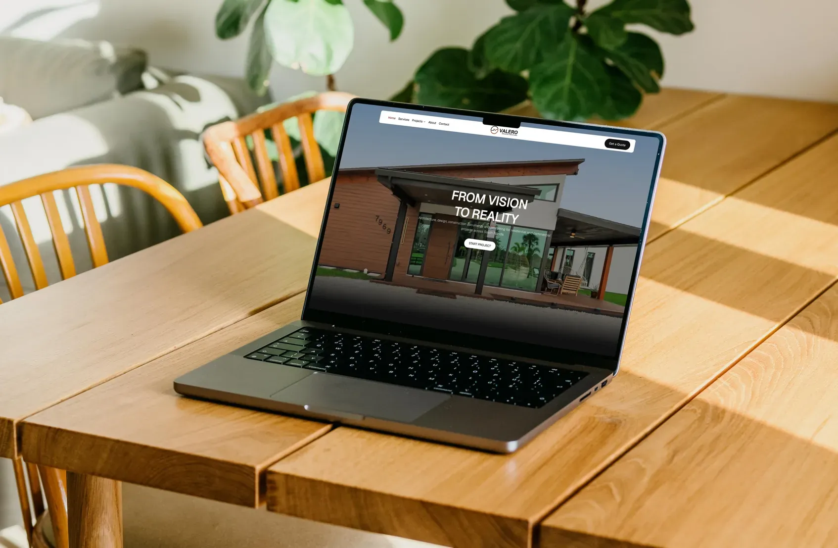 Valero Architecture Studio homepage